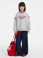 秋冬用 加絨子供用トレーナー【男の子・女の子・フード付き】