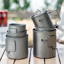 超軽量チタン製マグカップ【アウトドア用・折りたたみ・収納便利】