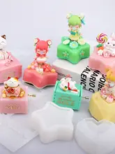 水晶ジェルで作る八音盒用のドリップモールド【音楽ボックス・初心者向 け・誕生日ギフト】（セットアップ対応）