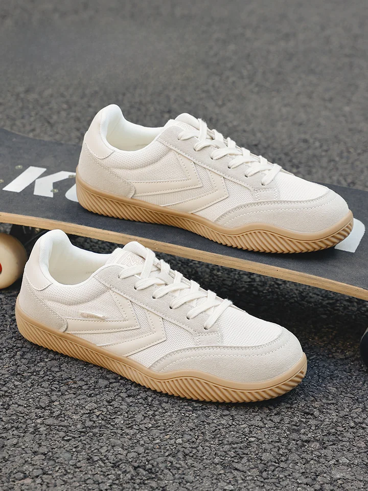メッシュスニーカー メンズ ドイツントレーナー ホワイト 通気性 カジュアル 春夏 「feiyue」