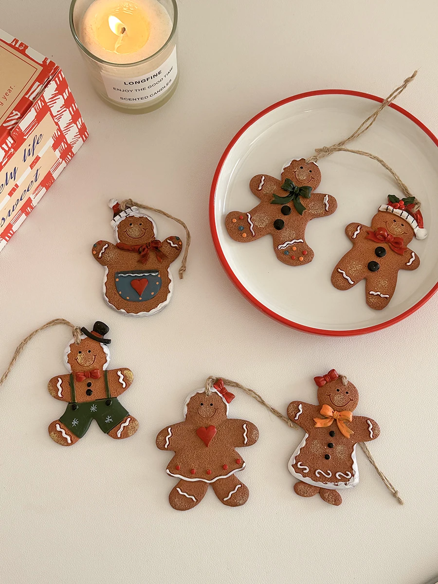 ジンジャーブレッドマン 装飾 吊るし飾り DIY クリスマスツリー用 製品ガイド