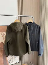 全圧接着の防水仕様！秋冬用アウトドア防風フード付きジャケット