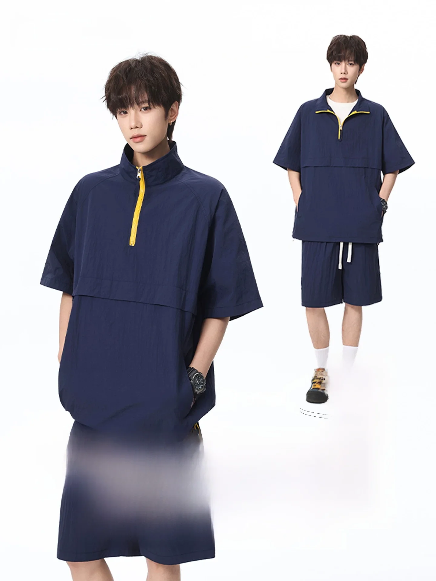 半袖ハーフジップTシャツとは？夏用カジュアルスタイルの実用性と素材特性を解説