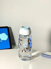 夏用トライタン製プラスチック水筒【高温耐性・食品グレード・可愛いデザイン・携帯に便利】
