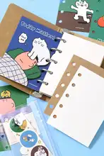 牛皮紙製の活頁ノート【小型・手帳スタイル・日記用】