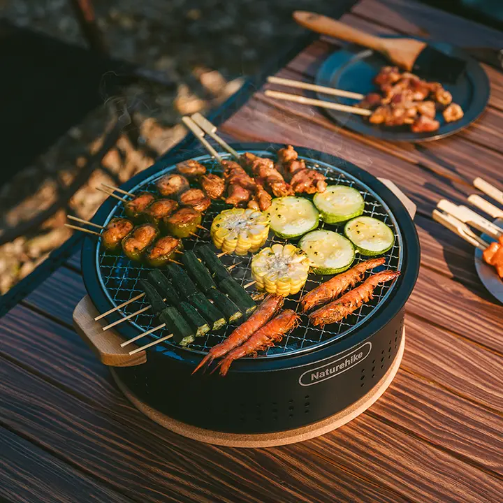 Naturehike 卓上囲炉裏 炭火コンロ セット コンパクト ポータブル 家庭用 アウトドア キャンプ 焼肉