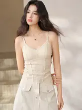 春用レース付きキャミソール【胸パッド入り・女性用・美しいバックデザイン】