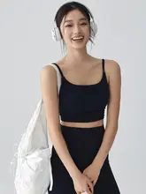 夏用 ヨガインナーウェア【美背デザイン・防震パッド付き・フィットネス用】
