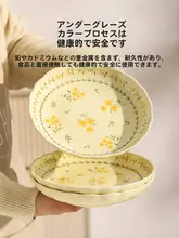 日本製 陶器製 深皿【家庭用・高級感あるデザイン・多用途】