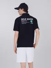 EUROPEAN TOUR ゴルフ用 メンズ 半袖ポロシャツ【軽量・ストレッチ・大人のカジュアル】