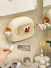 2in1 収納ボックス 壁掛け 取り出し式 使い捨てラップカバー 水切りネット キッチン 冷蔵庫 便利グッズ