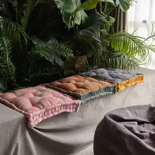 ボヘミアンスタイルのクッション【ヴィンテージデザイン・印刷布・和風】