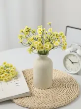 可愛い雛菊の造花ブーケ【インテリア装飾・リビング・ダイニング・寝室用】