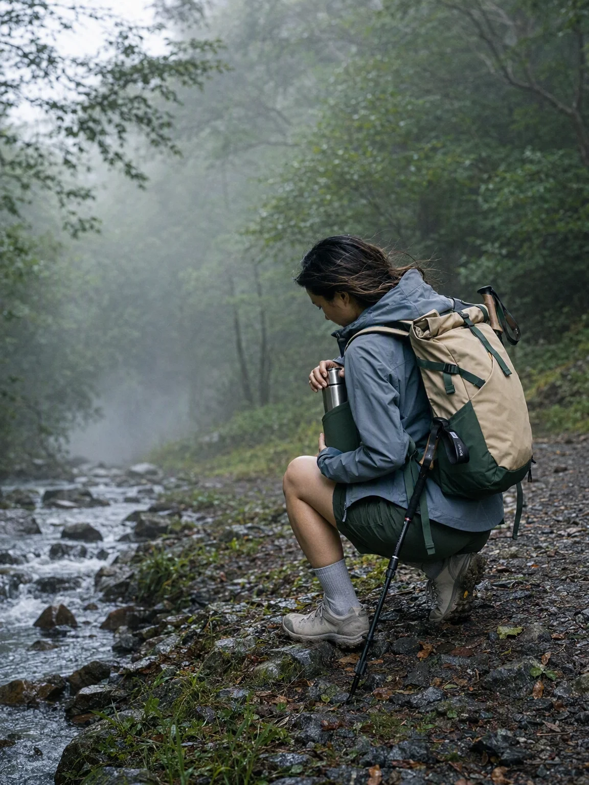 春夏の低山を軽く歩くための、気負わない日帰りハイク装備の組み立て方