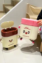 大容量 蓋付きごみ箱【キッチン用・家庭及び寝室・洗面所・ダormitory対応】
