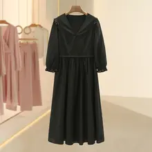 法式ハーバートスタイルのシックでスリムなカジュアルワンピース【秋用】（セットアップ対応）