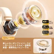 Bluetooth気導耳栓型ワイヤレスオープン運動用イヤフォン【男女共用・クリンチスタイル】