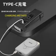 探露 充電式強力ミニ懐中電灯【ポータブル・白色レーザー・多機能・アウトドア用】