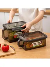 食品保存に最適！多用途冷蔵庫用収納ボックス【細長い野菜・卵・麺類の整理に】