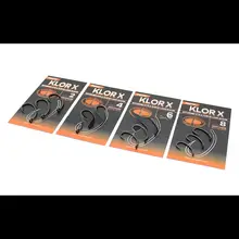 東博瑞 極尖鋭釣りフック KLOR X管付き鯉釣りセット【ロニ線編み込み・反底釣り用】