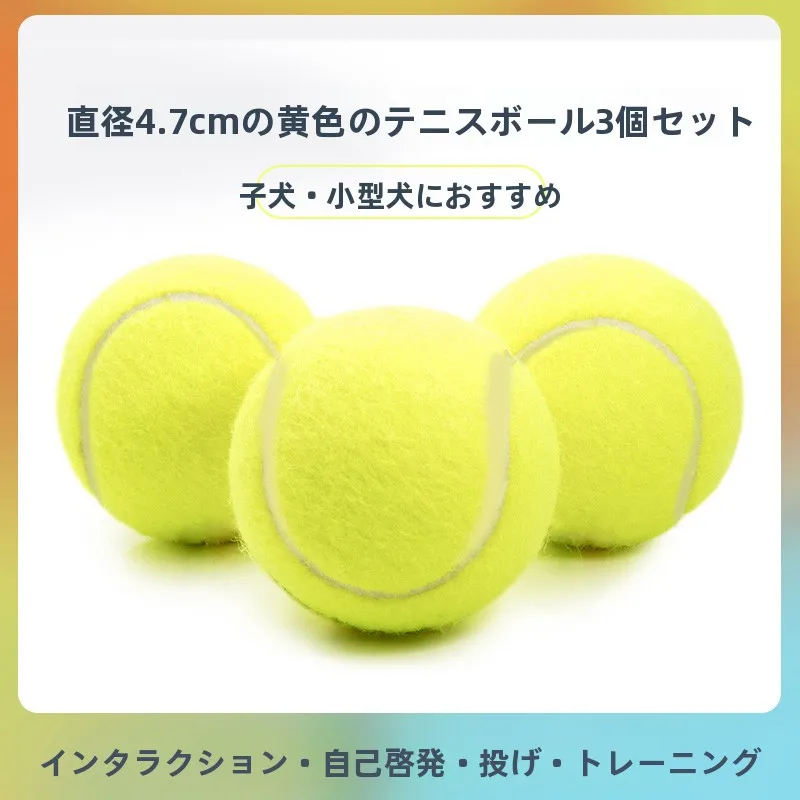 犬のお散歩グッズをコスパ良く揃える方法 - hipidogテニスボールのサイズ別効果とコストパフォーマンス