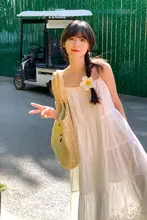 極上の柔らかさ コットンキャミソールロングドレス【夏用・軽量・透湿・スウィートスタイル】