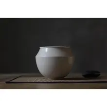 灰釉陶器製建水【茶洗用・小型・茶器アクセサリー】