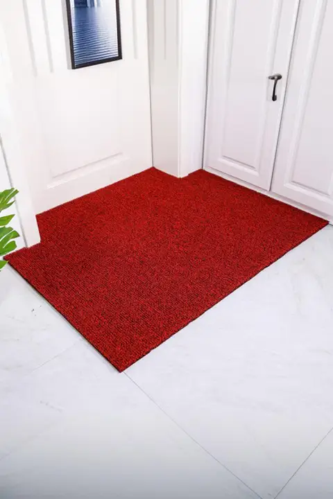 極厚の滑り止め玄関マット【カット可能・ソフトな繊維】