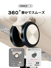 小型キャリーケース【静音・パスワードロック・ダブルホイール】