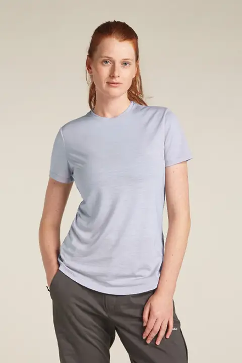 極上の柔らかさ メリノウール レディース 半袖Tシャツ【通気性・速乾・アウトドア用】