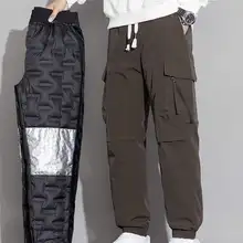 防水ダウンパンツ【メンズ・冬用・暖かい・スキー用・厚手】