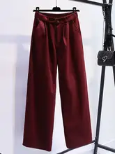 洗い加工コットンワイドレッグパンツ【レディース・春秋・ストレート・カジュアルデニム】
