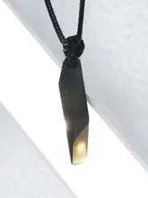 ネックレス ペンダント メンズ レディース 天然黒曜石 上品 おしゃれ ギフト プレゼント 記念日