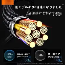 極上の柔らかさのType-C高速充電ケーブル【スマートフォン対応・長尺版・急速充電】