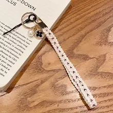 ファッション編み込みスマホストラップ【防失・ユニバーサルアクセサリー・新作・女性用】