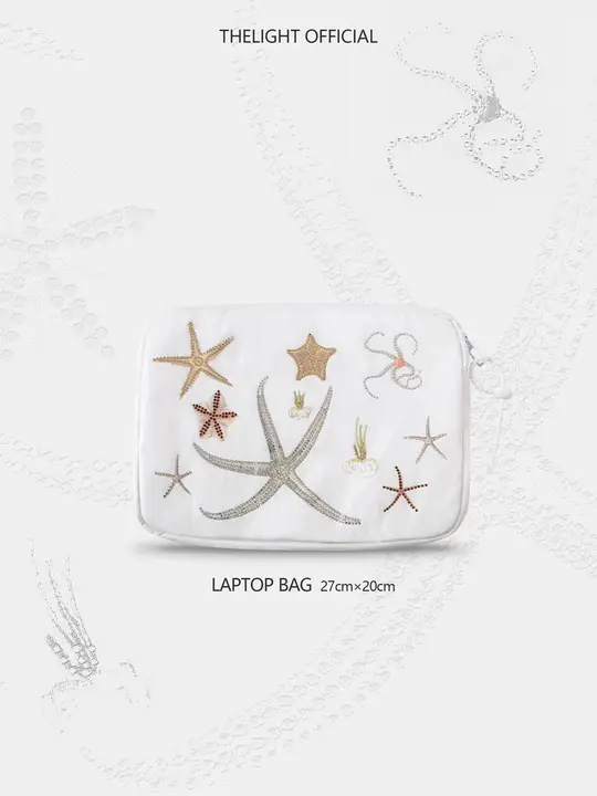 可愛いプリントデザイン！平板用保護ケース【ストーン装飾・１１インチ・クッション付き】