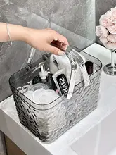 持ち手付きバスケット【浴室用・水切り機能付き・洗面用具収納】