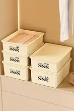 下着用収納ボックス【靴下整理・衣類仕分け・3段階収納】