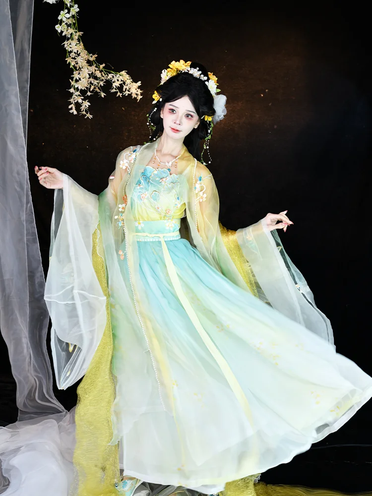 宋風対襟襦裙【春夏用・花神シリーズ・女性用】