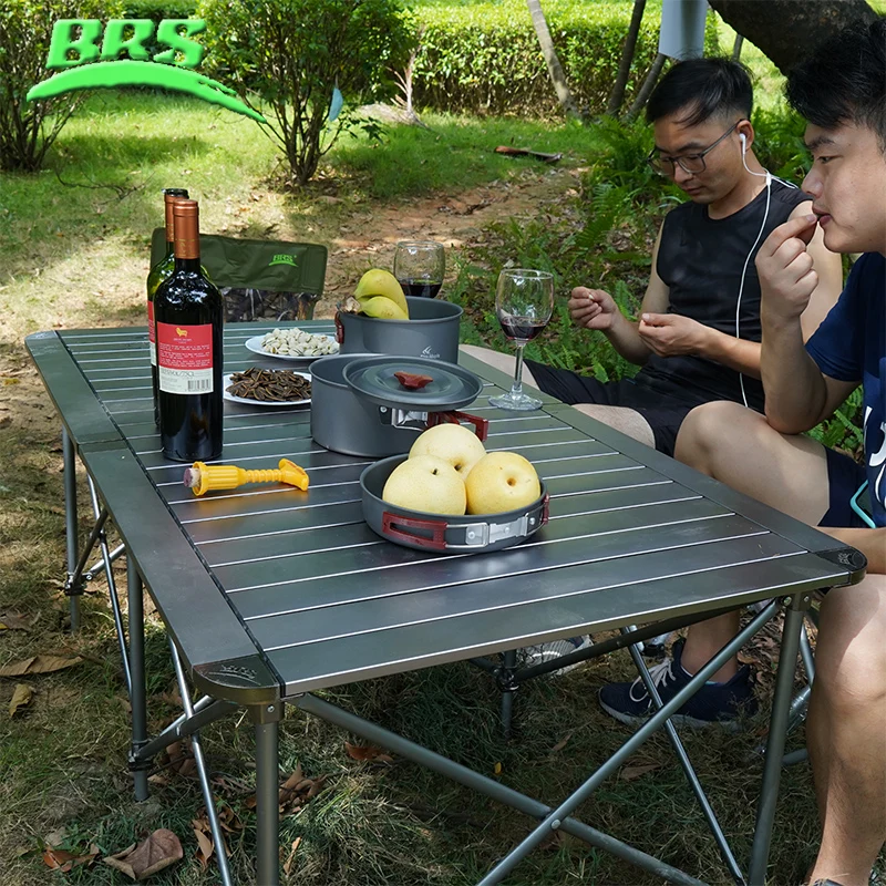 キャンプ道具を節約調達｜実際に使ってみた結果 - 兄弟 BRSZ31 アウトドア折りたたみアルミ合金テーブルセット