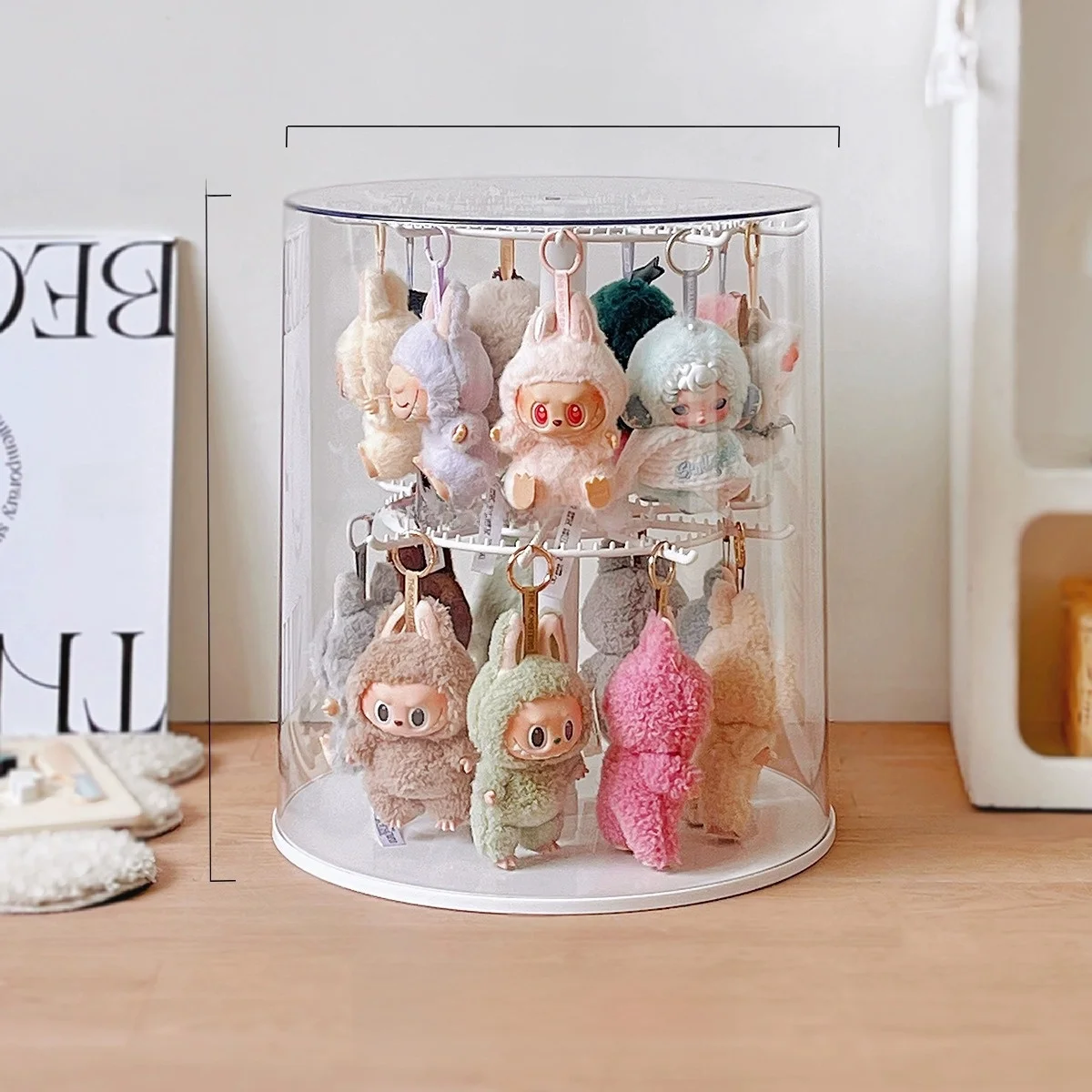 透明回転式フィギュア用ほこり防止カバー：DIY道具としての実用性とディスプレイ最適化