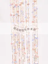 水晶装飾チェーン【銅製・手作りDIY用・タッセル素材】