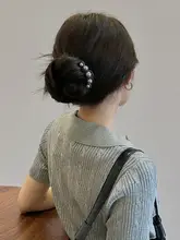 イミテーションパールU字型ヘアピン、高級ヘアピン