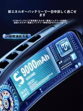 首掛け扇風機【USB充電式・静音・携帯用・子供用・半導体冷却】