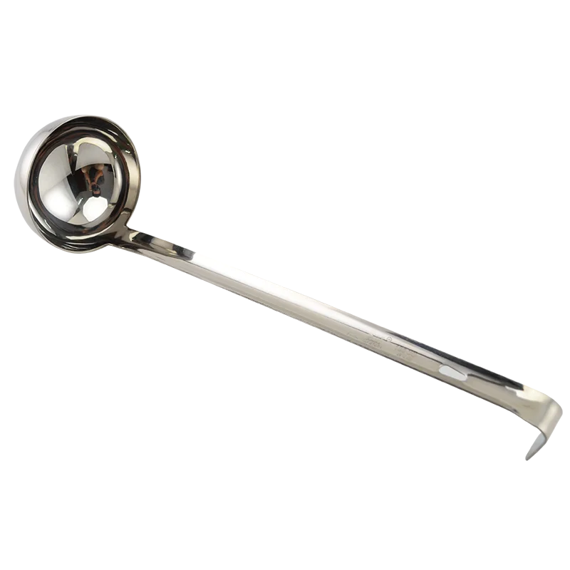 ステンレス製計量スプーン【フック付き・長柄・目盛り付き・お茶やスープ用】