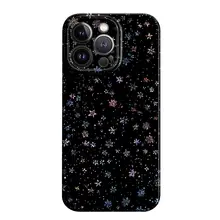 星柄と雪の幻想的なiPhoneケース【磁気吸着・高級感あり・多機種対応】