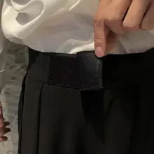 スラックス ジョガーパンツ メンズ 大きいサイズ マジックテープ ギャザー ドレープ ワーク ルーズ 春