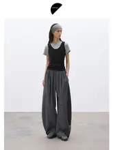 夏用ルーズフィット日焼け防止パンツ【ウエストゴム・カジュアルスタイル】（セットアップ対応）