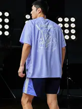 デザインTシャツ メンズ 半袖バスケットボールトレーニングウェア【通気性メッシュ・運動用】