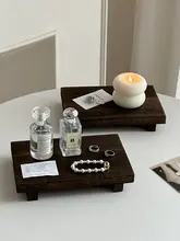 玄関用装飾トレー【アロマ用・アクセサリー展示・雑貨収納・高級感のある木製】